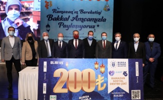 Bursa Büyükşehir Belediyesi, ramazanda 100 bin ihtiyaç sahibine alışveriş çeki dağıtacak