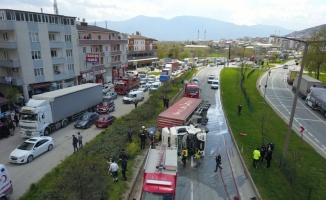 Bursa'da bir kişinin hayatını kaybettiği kazada tır şoförü tutuklandı