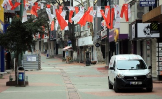 Doğu Marmara ve Batı Karadeniz'de cadde ve sokaklarda sessizlik hakim oldu