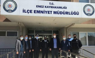 Enez ve Havsa'da Türk Polis Teşkilatı'nın 176. kuruluş yıl dönümü törenle kutlandı