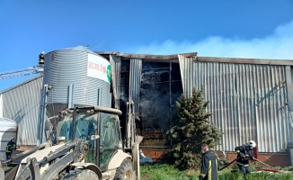 GÜNCELLEME - Kırklareli'nde hayvan çiftliğinde çıkan yangın kontrol altına alındı