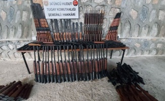 Hudut Kartalları sınırda 2 bin 249 tabanca gövdesi ele geçirdi