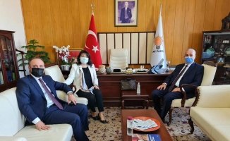 Kavakköy Belediye Başkanı Necati Kopça, Ankara'da ziyaretlerde bulundu