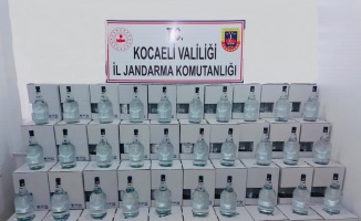 Kocaeli'de 2 bin 500 litre kaçak alkol ele geçirildi