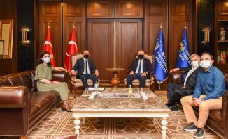 TSYD Bursa Şubesi’nden Başkan Alinur Aktaş’a ziyaret