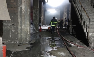 Döküm fabrikasında yaşanan patlamanın ardından çıkan yangın söndürüldü
