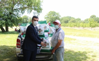 Edirne'de üreticilere 8 ton kuru fasulye tohumu dağıtıldı