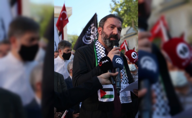 İsrail'in Mescid-i Aksa saldırıları Bursa'da protesto edildi