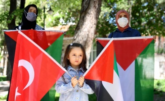 İsrail'in Mescid-i Aksa saldırıları Kırklareli'nde protesto edildi