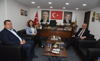 Keşan Belediye Başkanı Helvacıoğlu AK Parti İl Başkanlığı'nı ziyaret etti