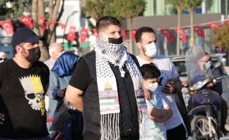 Sakarya'da İsrail'in Filistin'e yönelik saldırıları protesto edildi