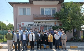 AK Parti Edirne İl Başkanı İba, Lalapaşa'da ziyaretlerde bulundu