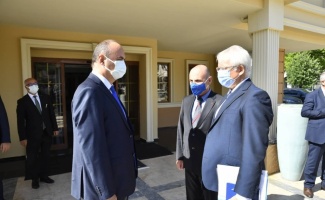 Almanya İstanbul Başkonsolosu Regenbrecht, Edirne Valisi Canalp'i ziyaret etti