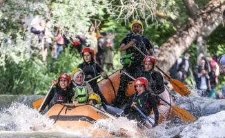 Bursa'da Kocasu Deresi'nin rafting parkuru açıldı