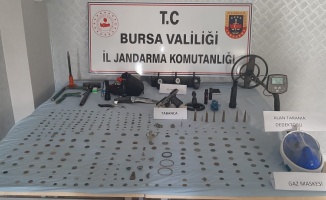 Bursa'da tarihi eser operasyonunda bir şüpheli yakalandı