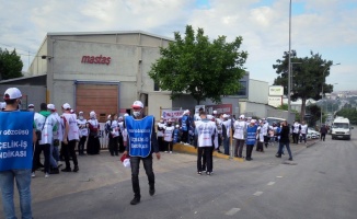 Bursa'daki radyatör fabrikasında, TİS görüşmelerinde anlaşma sağlanamaması üzerine grev başlatıldı