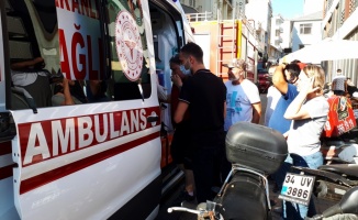 Çanakkale'de bir büfede çıkan yangında 2 kişi yaralandı
