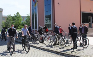 Trakya Üniversitesinde bisiklet turu düzenlendi