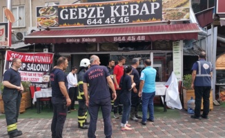 Gebze'de kebap restoranında çıkan yangın söndürüldü