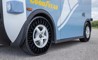 Goodyear'ın havasız lastikleri ilk olarak otonom toplu taşıma araçlarda kullanılacak