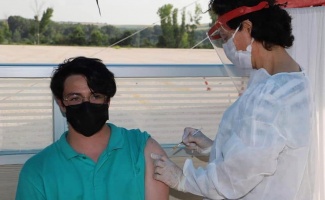 Kapıkule Sınır Kapısı'nda Kovid-19 aşı uygulama merkezi kuruldu