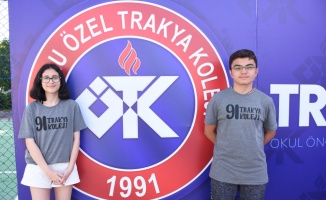 Tekirdağ'da LGS'de tam puan alan Kınay ve Tereci, başarının sırrını 