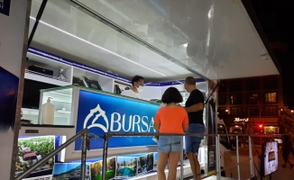 Bursa turistlere mobil turizm aracıyla tanıtılıyor