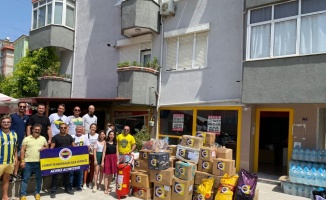 Edirne Fenerbahçeliler Derneği yangında zarar görenler için yardım kampanyası düzenledi
