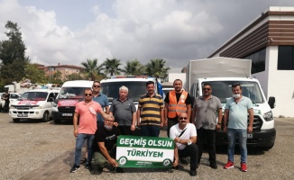 Edirnelilerin desteğiyle toplanan 3 kamyonet yardım malzemesi Manavgat'a ulaştı