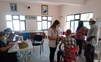İpsala ve Enez'in köylerinde Kovid-19 aşılama çalışmaları sürüyor