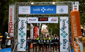 İznik Ultra Maratonu'nda 150 kilometrelik koşu başladı