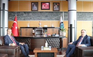 Kaymakam Çatmadım'dan Başkan Alemdar'a veda ziyareti