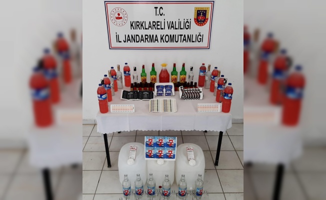 Kırklareli'nde geçen yıl sahte içki satarak 4 kişinin ölümüne neden olduğu iddia edilen 3 kişi yakalandı