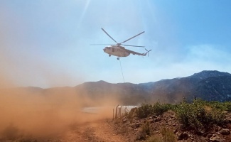 Kocaeli İzmit’ten Muğla’daki helikopter havuzuna su desteği