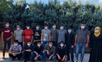 Kocaeli'de 15 düzensiz göçmen yakalandı
