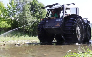Kocaeli’de amfibi araçla etkili vektör mücadelesi