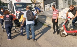 Kocaeli'de panelvanla çarpışan motosikletin sürücüsü yaralandı