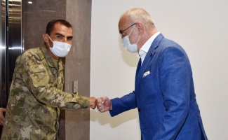 Manisa’da Tugay Komutanı’ndan Başkan Ergün’e ziyaret
