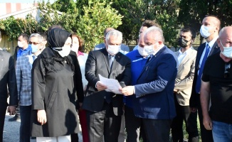 TBMM Başkanı Şentop'un katılımıyla Tekirdağ'dan Kastamonu'ya selzedeler için 3 tır yardım malzemesi gönderildi