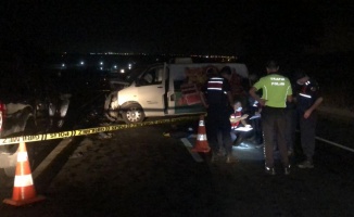 Tekirdağ'da hafif ticari araçla kamyonet çarpıştı: 1 ölü, 2 yaralı