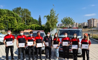 Batı Karadeniz'deki sel felaketinde görev alan NAK gönüllülerine teşekkür belgesi verildi
