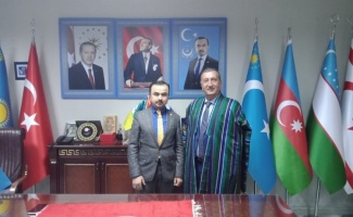 Doğu Türkistan Cumhurbaşkanı'na ABP'den ziyaret