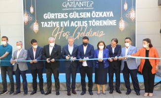 Gaziantep'te Gülşen Özkaya Taziye Evi açıldı
