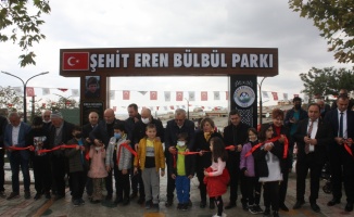 Edirne'de açılan çocuk parkında şehit Eren Bülbül'ün adı yaşatılacak