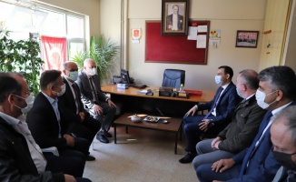 Hayrabolu Kaymakamı Sülün ve Belediye Başkanı İnan'dan muhtarlara ziyaret
