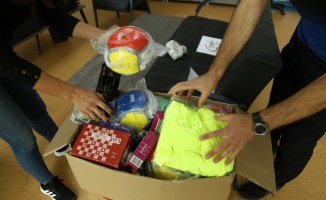 Kapaklı Belediyesi Van'daki öğrencilere spor malzemesi gönderdi