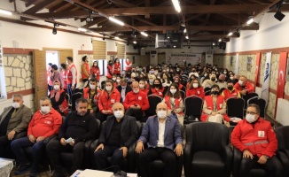 Kırklareli'nde genç Türk Kızılay gönüllülerine eğitim verildi