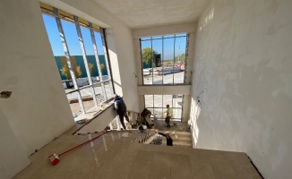 Kocaeli'nde ekipler, yeni itfaiye binası için çalışıyor 
