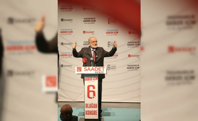 Saadet Partisi Genel Başkanı Karamollaoğlu, Gebze'de konuştu