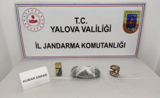 Yalova'da uyuşturucu ele geçirilen aracın sürücüsü gözaltına alındı
